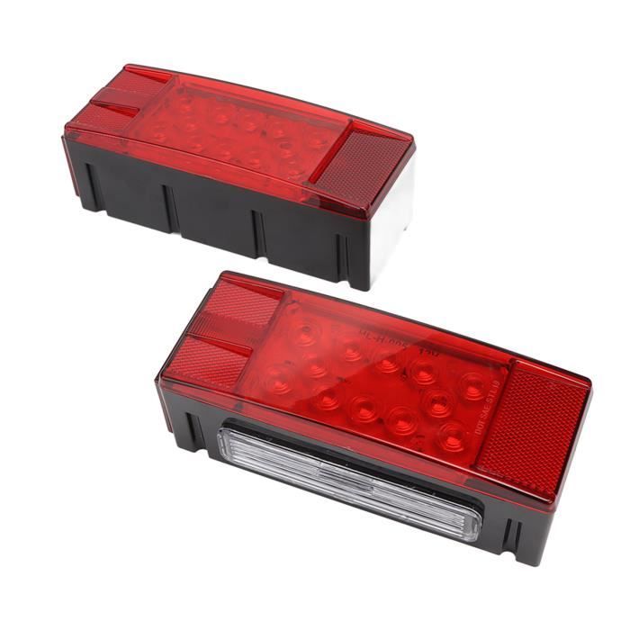 Kit Feux De Remorque LED Submersibles 12V - 2 Pièces Gauche/Droite