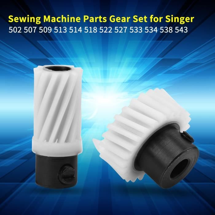 Jeu De 4 Engrenages En Plastique Pour Machine à Coudre Singer - Compatible 174488, 174491, 163997, 163328 - Remplacement