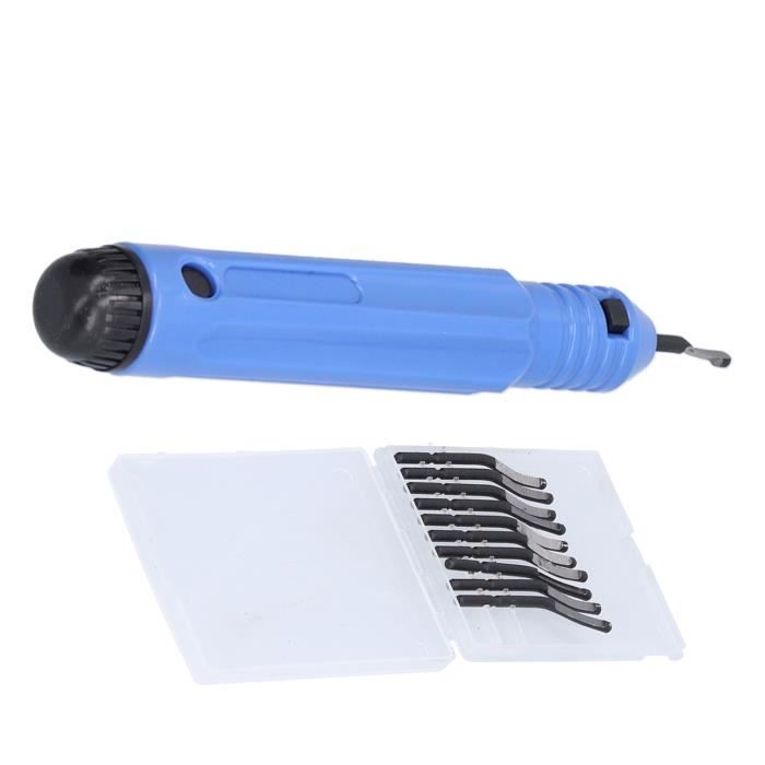 Outil D'ébavurage Pour Tuyaux PVC, 6 Tailles De 1,25'' à 4'', Lame Réversible - Pour Plombiers Et Bricoleurs