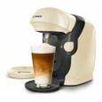 Machine à café multi-boissons compacte Tassimo Style - BOSCH TAS1107 - Coloris Vanille - 40 boissons - 0,7l - 1400W-1
