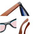Lunettes de soleil,Lunettes de soleil polarisées de protection UV,lunettes de soleil femmes homme en bois pour sports de plein air-1