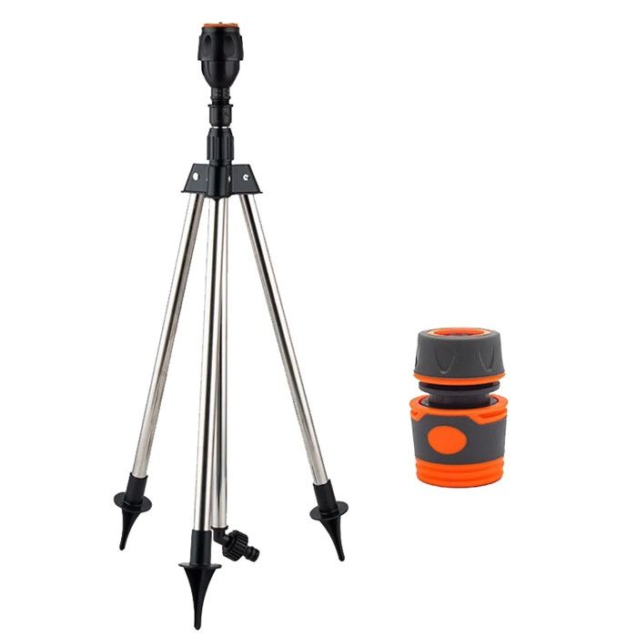 Arroseur rotatif sur trépied - gazon rotatif à 360° - Kit d'arrosage télescopique pour arrosage jardin gransurface Hongjingda Arroseur rotatif sur trépied - gazon rotatif à 360° - Kit d'arrosage télescopique pour arrosage jardin gransurface Hongjingda