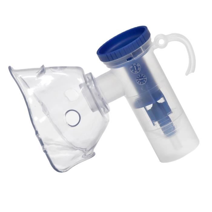 Inhalateur à compresseur TECH-MED pour adultes et enfants - Blanc/Bleu -  Capacité 8ml - 65W - Cdiscount Electroménager