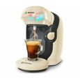 Machine à café multi-boissons compacte Tassimo Style - BOSCH TAS1107 - Coloris Vanille - 40 boissons - 0,7l - 1400W-2