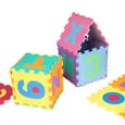 TECTAKE Tapis Puzzle en Mousse pour Enfant 86 Pièces - 180 cm x 180 cm x 1 cm - Multicolore-2