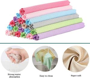 Chiffons Microfibre 6 Pièces - 30x30cm - Nettoyage Multi-Surfaces - Ultra Absorbants