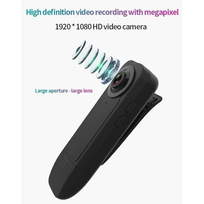 Mini Caméra Espion Stylo - 1080p HD, Enregistrement 90 Min, Cachée Sans Lumière - Idéale Surveillance