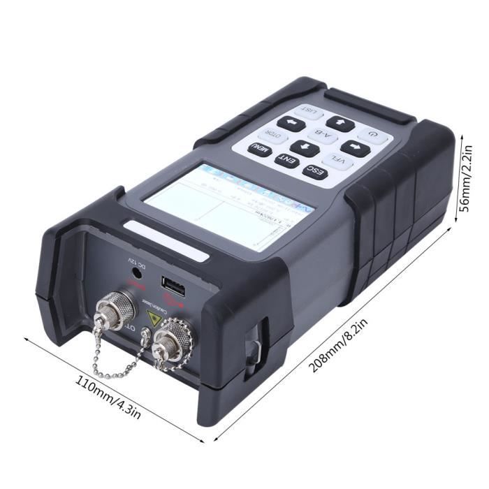 Tbest réflectomètre à fibre optique JW3302B-US Mini testeur de réflectomètre  OTDR portable localisateur de défaut visuel de - Cdiscount Auto