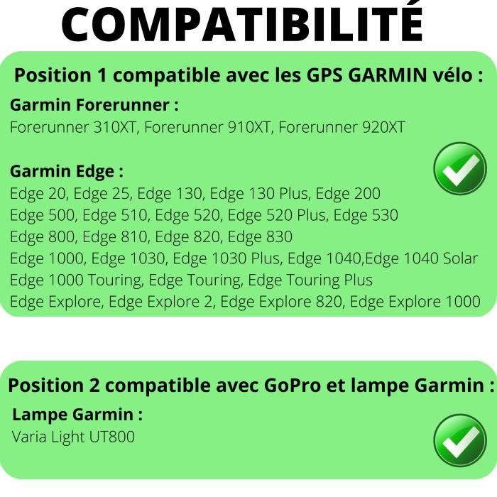 GARMIN Edge 130 Plus Pack VTT - Compteur GPS vélo - Cdiscount Sport