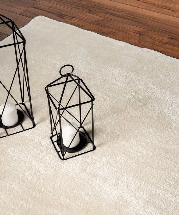 Tapis De Salon Moelleux 120x280 Cm Beige - Antidérapant, Doux, Facile à Nettoyer, Pour Chambre Ou Salon