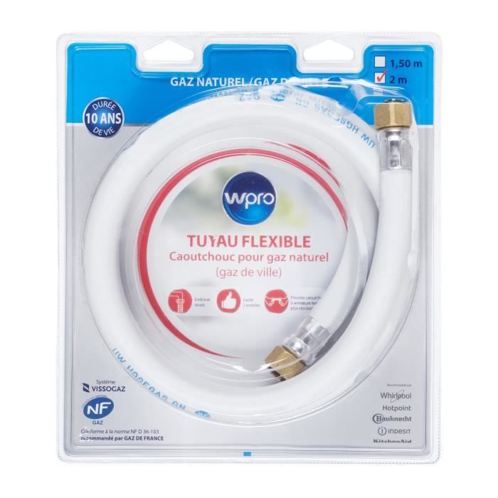 Tuyaux de Gaz caoutchouc naturel pour plaques de cuisson WPRO TNC200 — free download