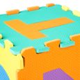 TECTAKE Tapis Puzzle en Mousse pour Enfant 86 Pièces - 180 cm x 180 cm x 1 cm - Multicolore-3