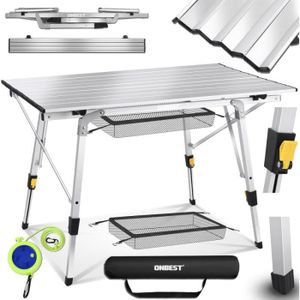 HONMEET Table De Camping Pliante Portable Pour Pique Voyage