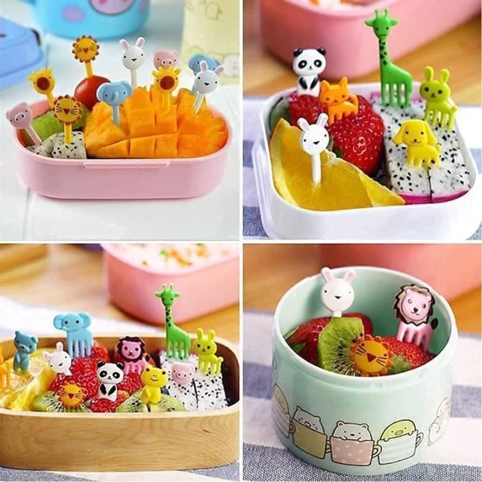 Fourchette,Mini Fourchette à Dents De Dessin Animé Pour Enfants, 8