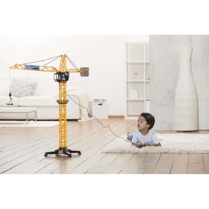 Grue avec Télécommande - Tower Crane 2.4G - Jouet pour Enfants - Jaune -  Cdiscount Jeux - Jouets