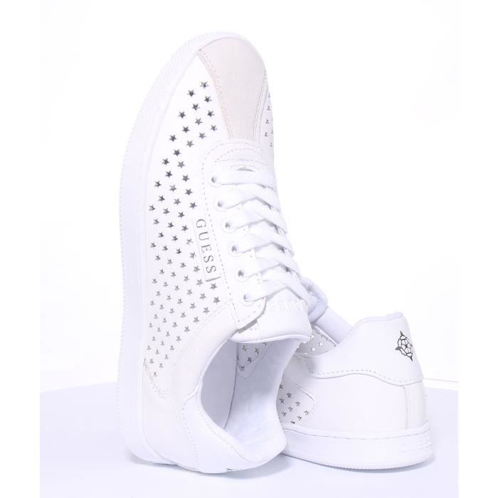 Basket femme Guess Corlina - white brown - 37 White brown - Cdiscount  Chaussures