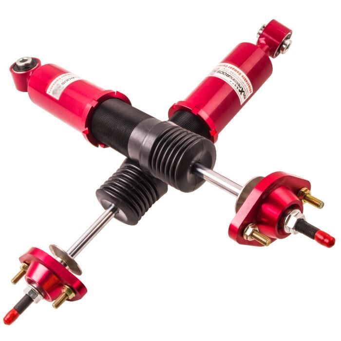 Kit 4 Amortisseurs à Gaz Avant Et Arrière Pour BMW Série 3 E46 - Compatible Berline, Cabrio, Coupé, Break - Pièce De Rechange