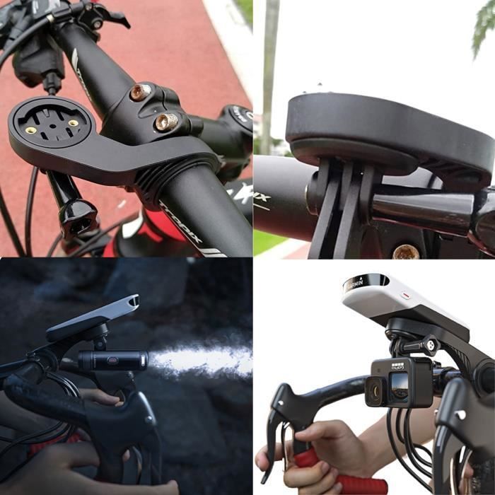 Support Compteur Vélo Garmin - Compatible Edge 130/530/1030 Etc. - Pour Guidon 25.4/31.8 Mm - Installation Facile