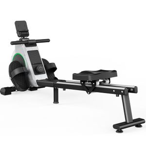 Rameur Pliable 4 En 1 Avec LCD - 2 Niveaux Résistance - Silencieux Pour