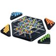 Elfinfi Triggle – Jeu élastique Triangulaire – 2 à 4 Joueurs – Réflexion Stratégique – Cadeau Enfants Adultes – Jeu Société
