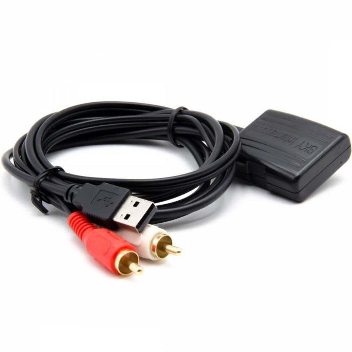 Cable AUX MP3 Bluetooth universel pour véhicules avec entrée RCA iPhone