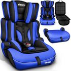 55908 KIDUKU Siège auto pour enfants | Noir / Bleu| évoluant avec la croissance | Norme ECE R44/04 | de 9 kg à 36 kg | Groupe 1 + 2 + 3