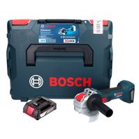 Bosch GWX 18V-7 Professional Meuleuse angulaire sans fil 125mm Brushless X-LOCK 18V + 1x Batterie 2,0 Ah + Coffret - sans