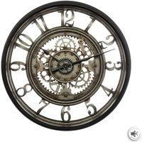 Horloge mécanique - Ø51 cm - Gris