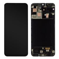 Bloc Complet pour Samsung Galaxy A50 Écran LCD Vitre Tactile Compatible Noir