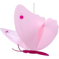 R&M Coudert Lampe de Plafond Suspension Chambre Enfant Papillon Rose