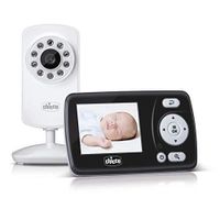Chicco Ecoute Bébé Vidéo Smart avec Caméra pour la Surveillance des Enfants, Babyphone avec Écran Couleur LCD 2,4", Portée de 200 m,