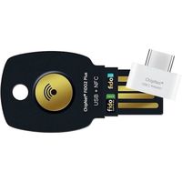 Clé de sécurité certifiée FIDO2 USB et NFC - CHIPNET FIDO2 NFC - Société espagnole - Support Personnel,Gris Anthracite