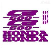7 stickers CBR 500 – BORDEAU – sticker HONDA CB 500 - HON438