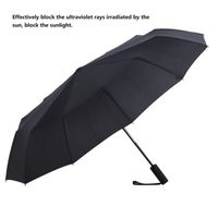 Qqmora parapluie anti UV Mini parapluie de pluie Portable entièrement automatique, pliable, Protection UV, bagagerie parapluie