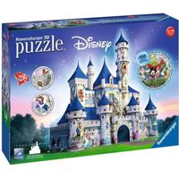 Puzzle 3D Château Disney - Ravensburger - 216 pièces - Sans colle - A partir de 12 ans