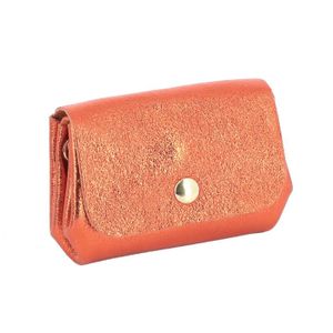 Porte-monnaie en cuir véritable avec triple fermeture éclair et porte-clés, marron clair, Pochette à monnaie Porte-monnaie en cuir véritable avec triple fermeture éclair et porte-clés, marron clair, Pochette à monnaie