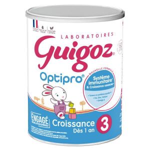 LAIT 2E ÂGE Guigoz® Optipro® Lait Croissance 3éme Âge 780g