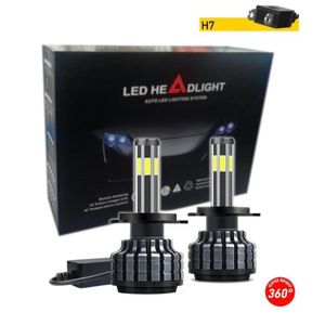 AMPOULE - LED Kit Ampoules Canbus Anti Erreur Led H7 80W 16000 l