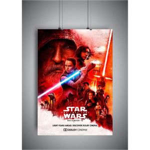 AFFICHE - POSTER Poster star wars 8 the last jedi affiche cinéma wall art - A4 (21x29,7cm)