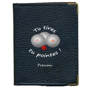 Porte-cartes En Cuir De Vachette - Pochette Pour 24 Cartes (bancaires, Fidélité) - Noir - Format 16x10 Cm