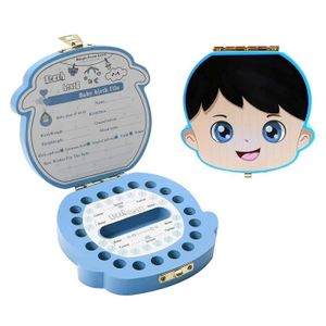 Boîte à Dents De Lait Personnalisable - 2 Pièces En Bois Naturel Pour Garder Les Dents De Bébé En Souvenir