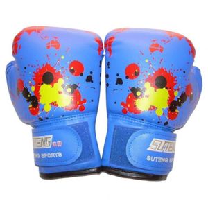 SAC DE FRAPPE bleu - Gants de boxe pour enfants, protection des mains en Faux cuir, mixte, Arts martiaux, combat, boxe, pou