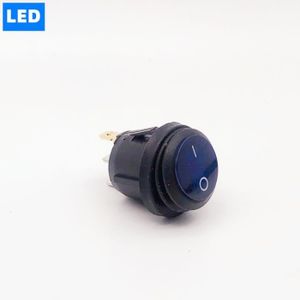 INTERRUPTEUR LED bleu AC 220V-250V 5 PCS Mini interrupteur à ba