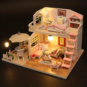 Kit de maison de poupée miniature à faire soi-même avec boîte à musique  Rylai Puzzle 3D, défi pour adultes et enfants, cadeaux de Noël (Forest Time)