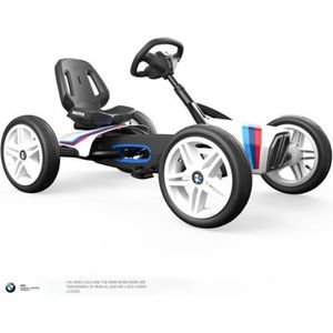 QUAD - KART - BUGGY Kart à pédales pour enfant - BERG BMW Street Racer - Noir - Boite à son incluse - 3 à 8 ans