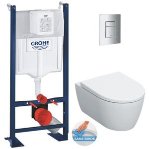 WC - TOILETTES Grohe Pack WC Bâti-support Rapid SL autoportant + 
