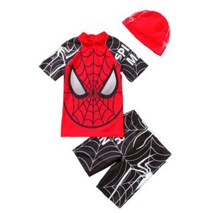 Combinaison de Bain Enfant garçon Spider-Man Marine/Rouge de 2 à 5ans