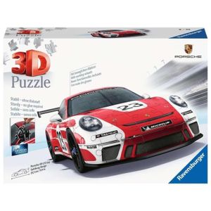 PUZZLE Puzzle 3D Porsche 911 GT3 Cup Salzburg (avec grill
