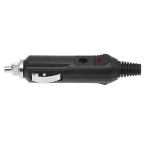 Fiche connecteur m/âle pour Prise Allume-Cigare avec Interrupteur 1//0 on//Off 12V//24V AERZETIX