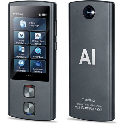 Traducteur Vocal Instantané VORMOR 72 Langues Connexion WIFI Hotspot